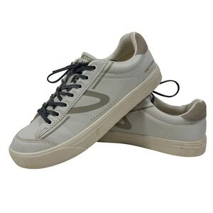Tretorn Low Top Sneakers Women's 8 White Gray Lace Up Casual Shoes
